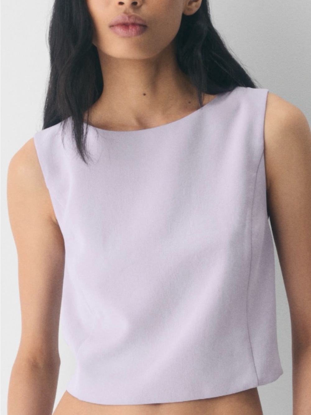 Aritzia Cavalier Crepette Top XS Wildflower Lilac New With Tags